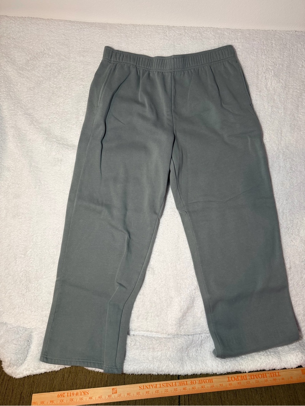 Athletic Works Men's Slate Gray Jogger Sweatpants